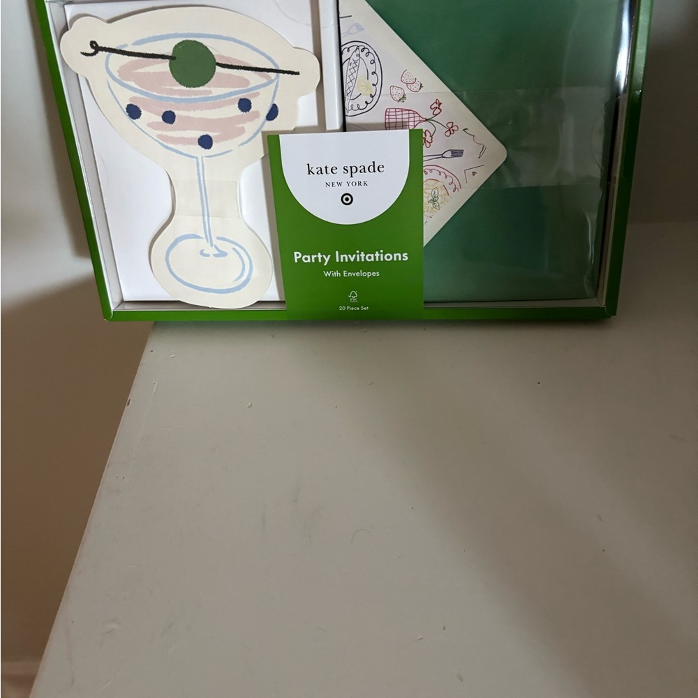 Kate Spade x Target Green Party Invitations
